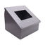 Used Hoffman C8C8 Steel Consolet Enclosure, Sloped Cover, 8" x 8" x 7.09" *w/ Holes*