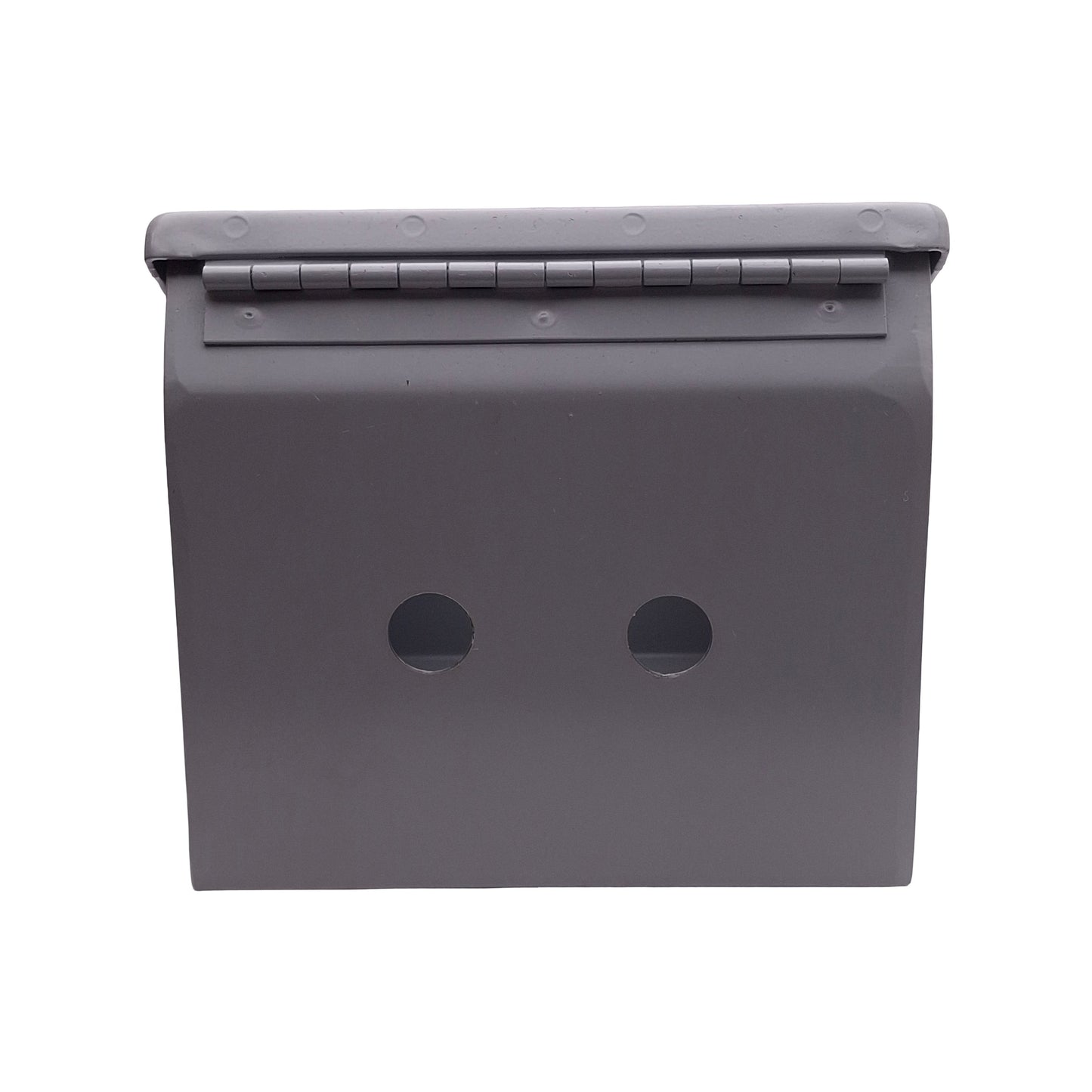 Used Hoffman C8C8 Steel Consolet Enclosure, Sloped Cover, 8" x 8" x 7.09" *w/ Holes*