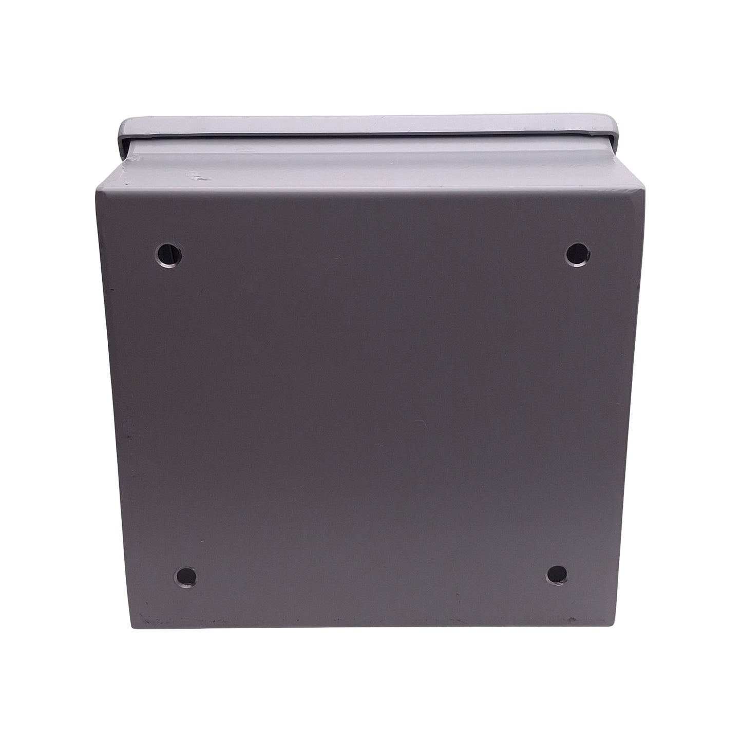 Used Hoffman C8C8 Steel Consolet Enclosure, Sloped Cover, 8" x 8" x 7.09" *w/ Holes*