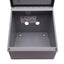 Used Hoffman C8C8 Steel Consolet Enclosure, Sloped Cover, 8" x 8" x 7.09" *w/ Holes*