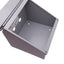Used Hoffman C8C8 Steel Consolet Enclosure, Sloped Cover, 8" x 8" x 7.09" *w/ Holes*