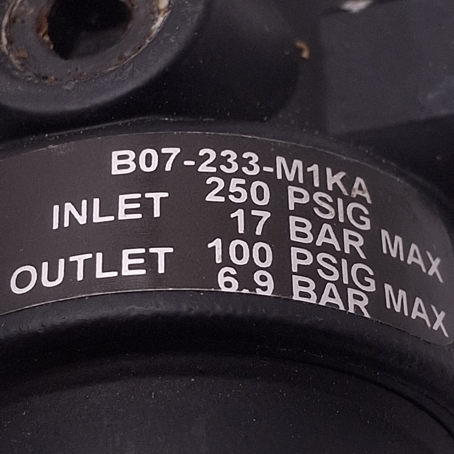 Used Norgren B07-233-M1KA Filter Regulator, 1/4in NPT, 4-100psi Out, 5µm, 14scfm