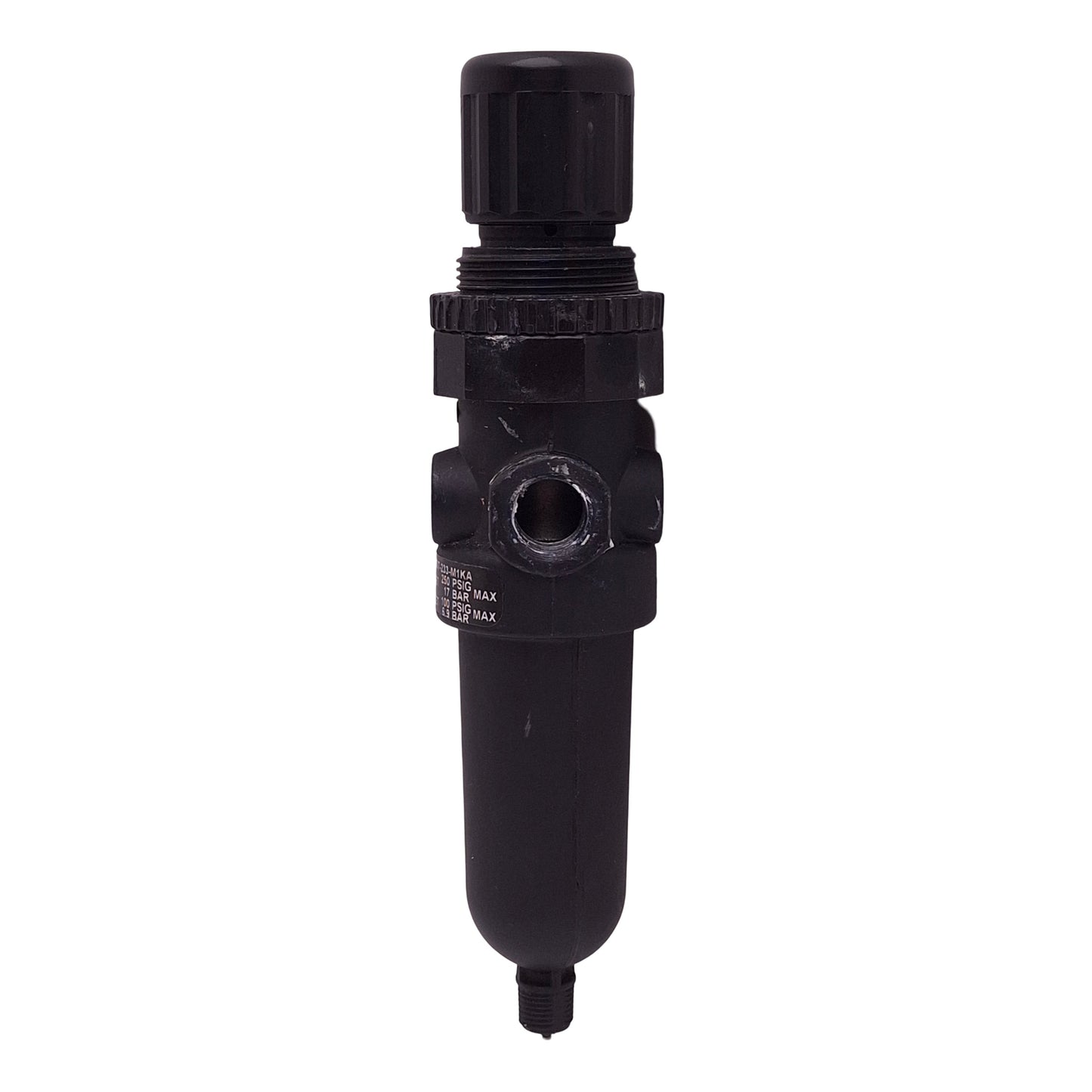 Used Norgren B07-233-M1KA Filter Regulator, 1/4in NPT, 4-100psi Out, 5µm, 14scfm