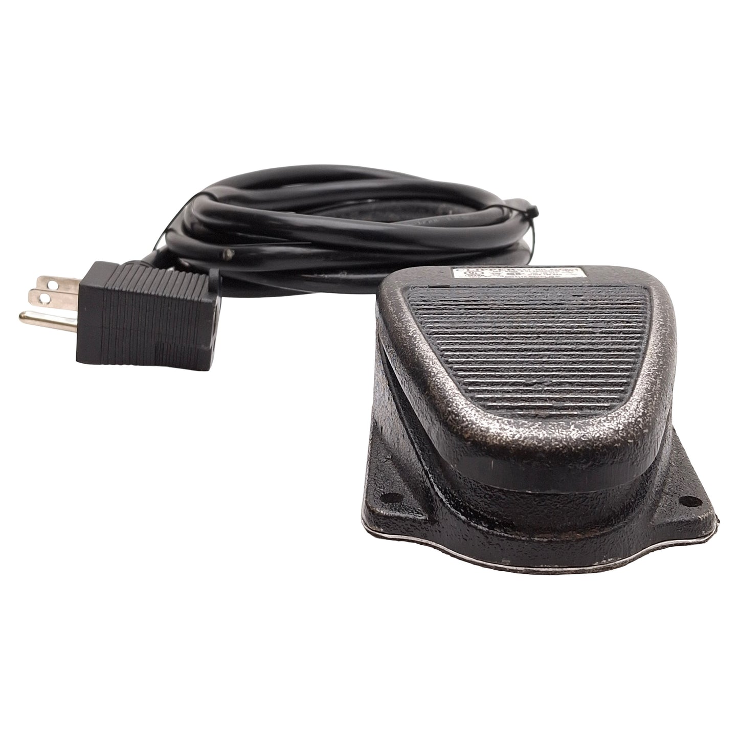 Used Linemaster 632-SC3 Clipper Foot Switch SPST-NO, 3/4HP 15A 125VAC, NEMA 5-15, 8ft