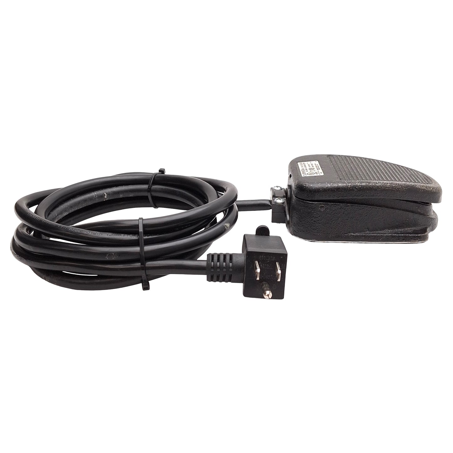 Used Linemaster 632-SC3 Clipper Foot Switch SPST-NO, 3/4HP 15A 125VAC, NEMA 5-15, 8ft