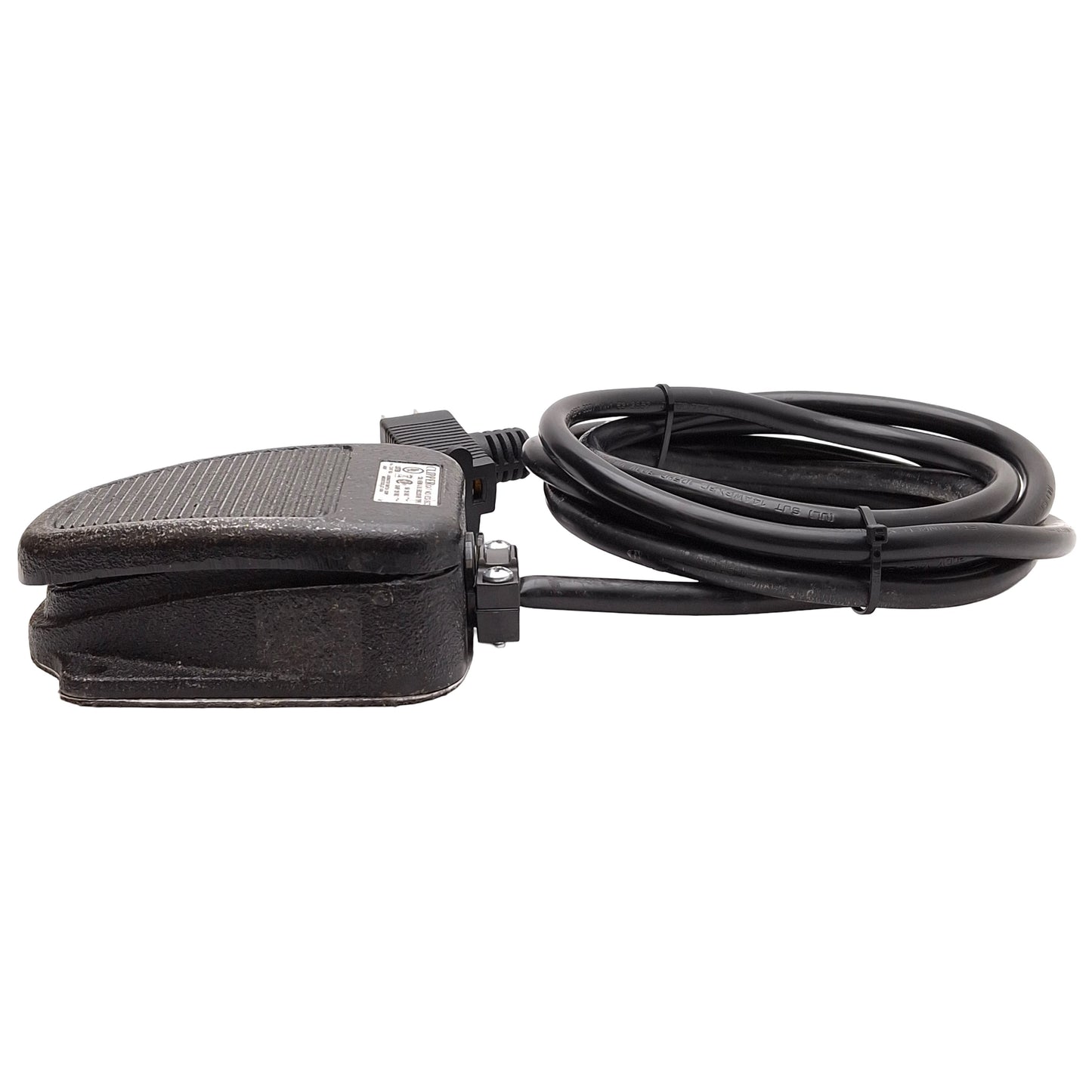 Used Linemaster 632-SC3 Clipper Foot Switch SPST-NO, 3/4HP 15A 125VAC, NEMA 5-15, 8ft