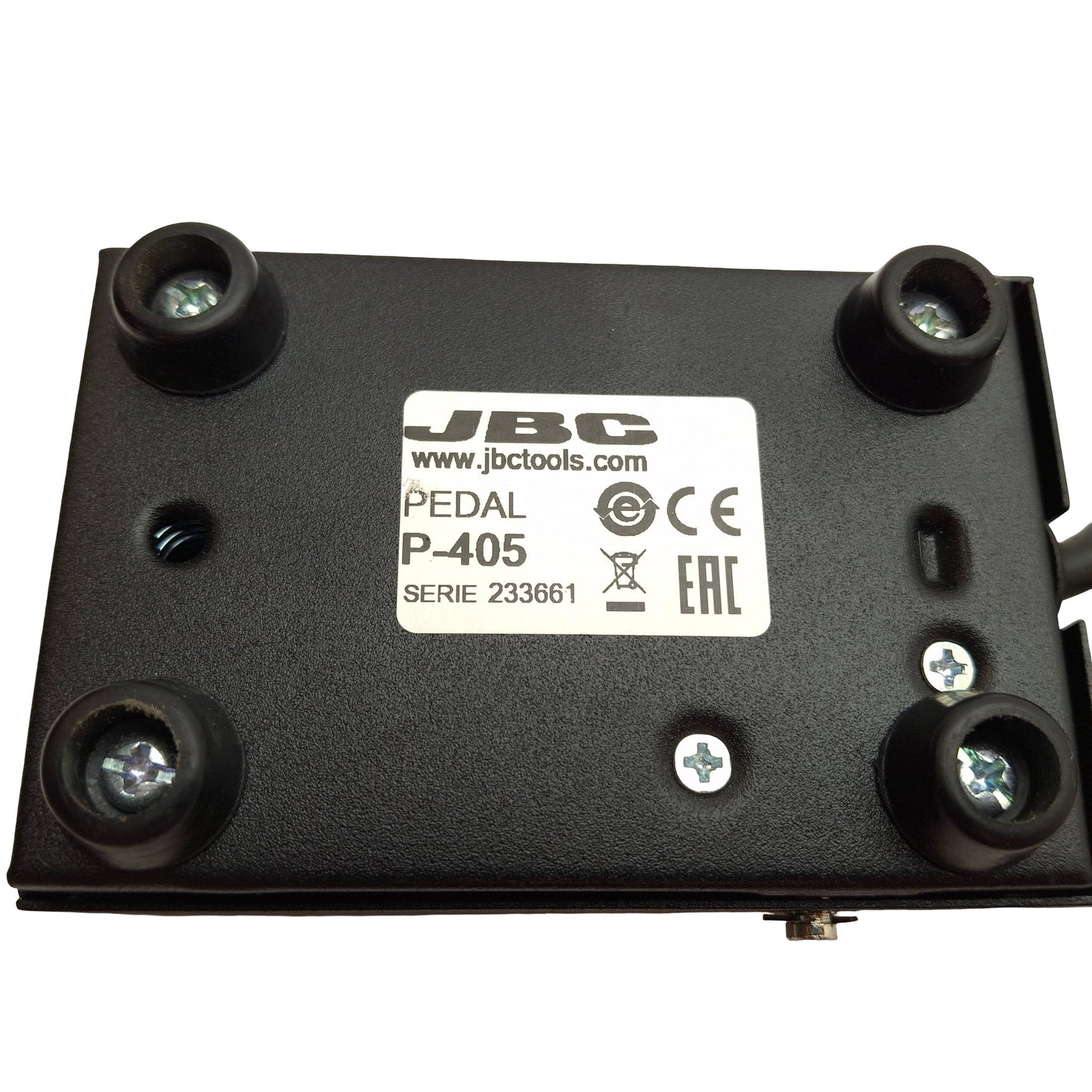 Used JBC P-405 Momentary Foot Pedal, 1.9m Cable, For JBC Nano Control Unit