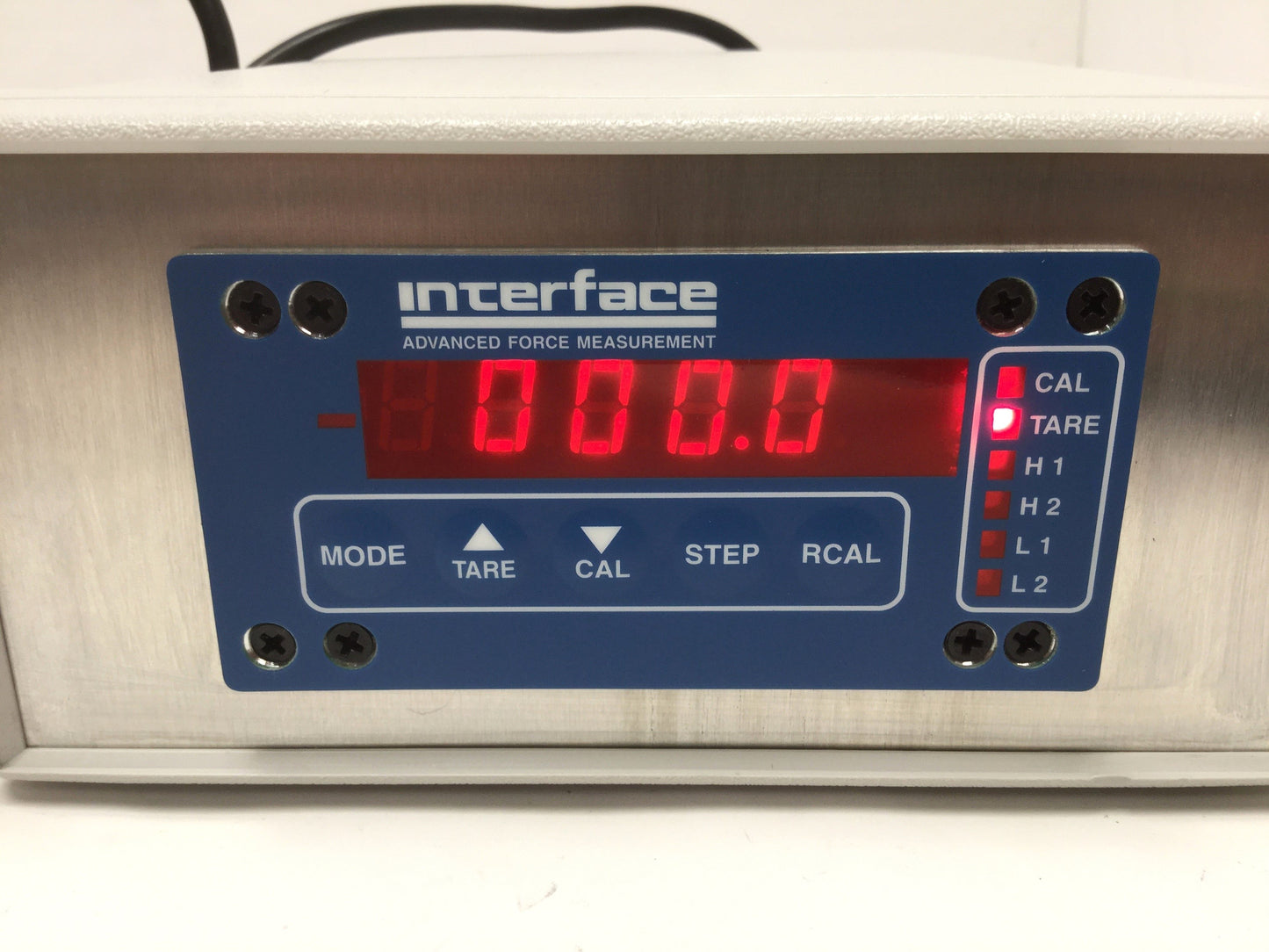 Used Interface 9820 Low Level Strain Gauge Transducer Digital Indicator, ±50mV Signal