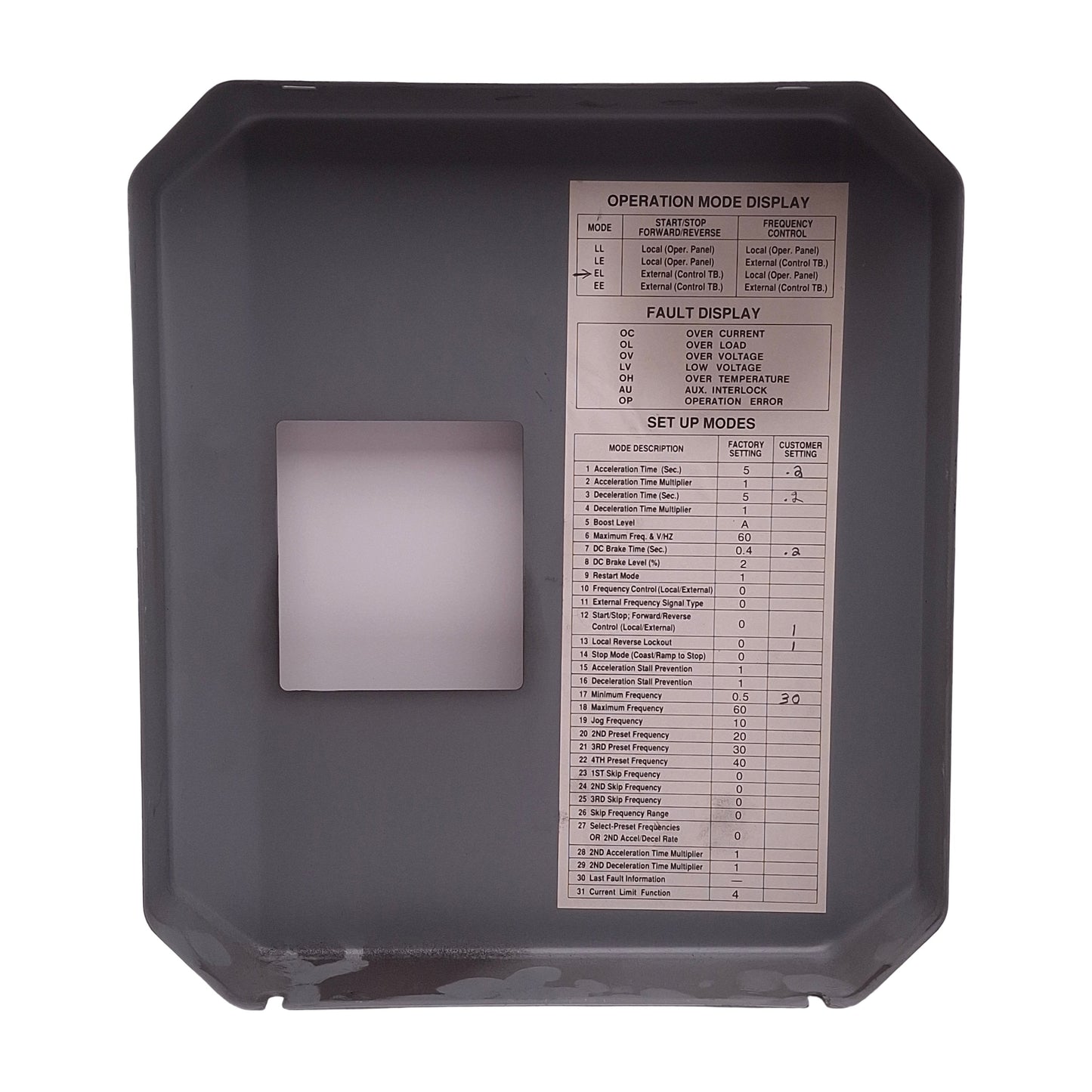 Used Allen Bradley 1333-AAA Frequency AC Drive, 230VAC 6.5A In, 230VAC 5A Out