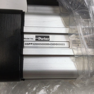 New Parker OSP-P32 PS32/44 Rodless Cylinder w/Powerslide Linear Guide, 864mm Stroke