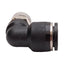 Used Lot of 10 Pisco PL12-03T Elbow Fitting, 90°, 1.0MPa, ø12mm One-Touch, R3/8 Male