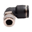 Used Lot of 10 Pisco PL12-03T Elbow Fitting, 90°, 1.0MPa, ø12mm One-Touch, R3/8 Male