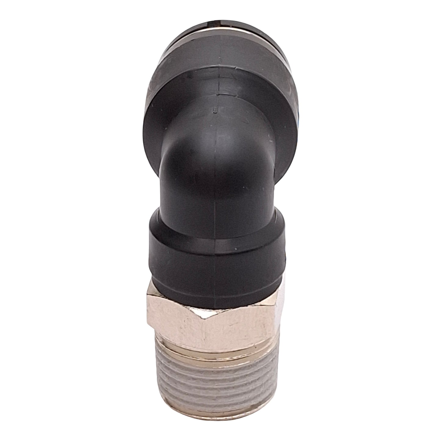 Used Lot of 10 Pisco PL12-03T Elbow Fitting, 90°, 1.0MPa, ø12mm One-Touch, R3/8 Male