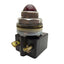 Used Square D 9001KM1 Pilot Light, Red Dome, ø30mm, 50/60Hz, 110-120VAC