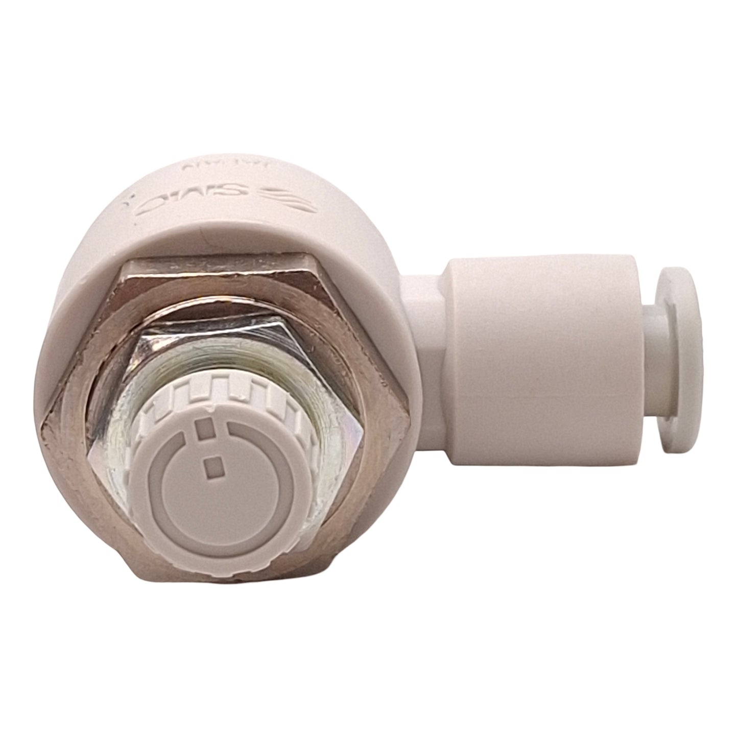 New – Open box Lot of 3 SMC AS3201F-04-06S Speed Control Fitting, 1.0MPa, ø6mm One-Touch, R3/8