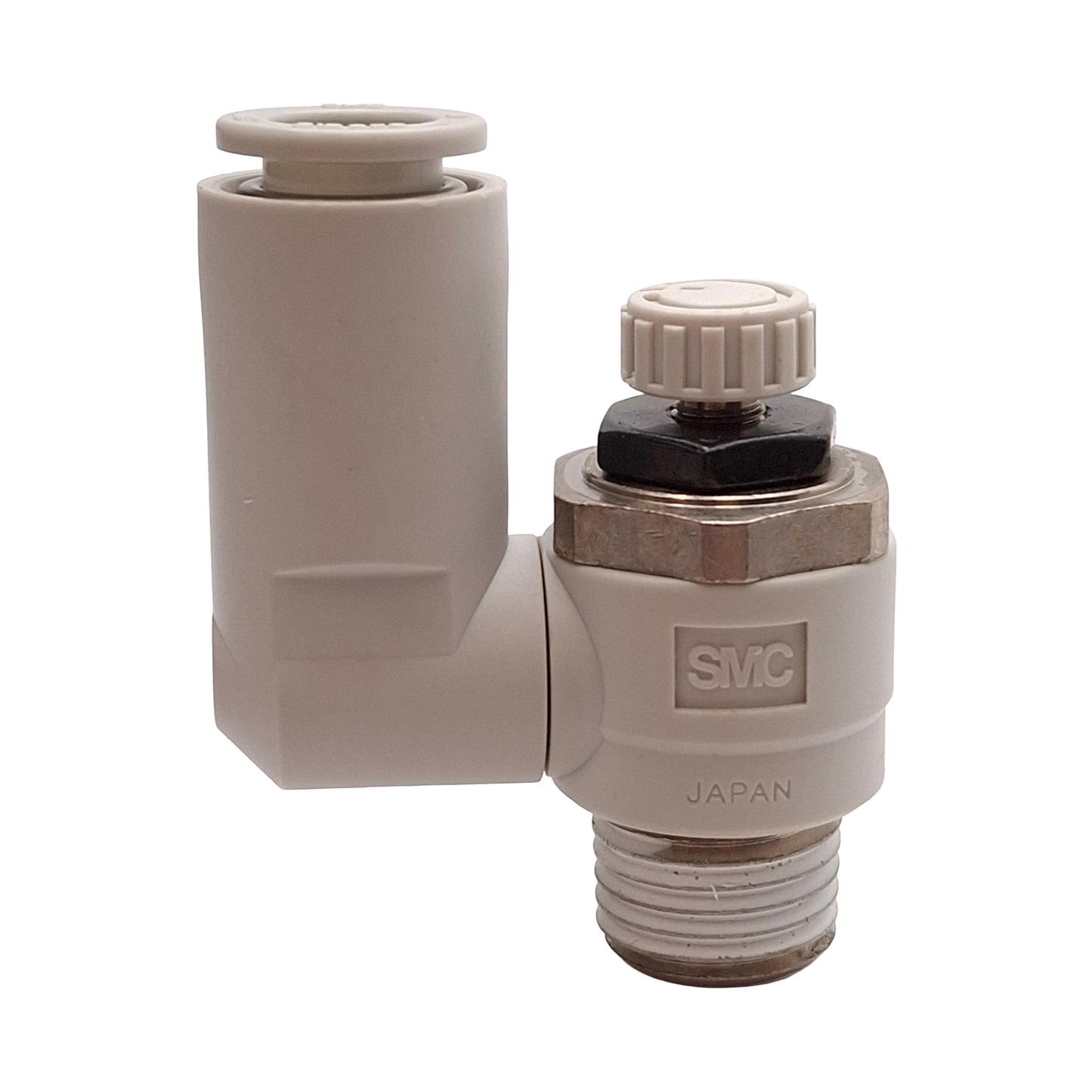 Used Lot of 3 SMC AS2311F-02-08S Flow Control Fitting, 1.0MPa, ø8mm One-Touch, R1/4