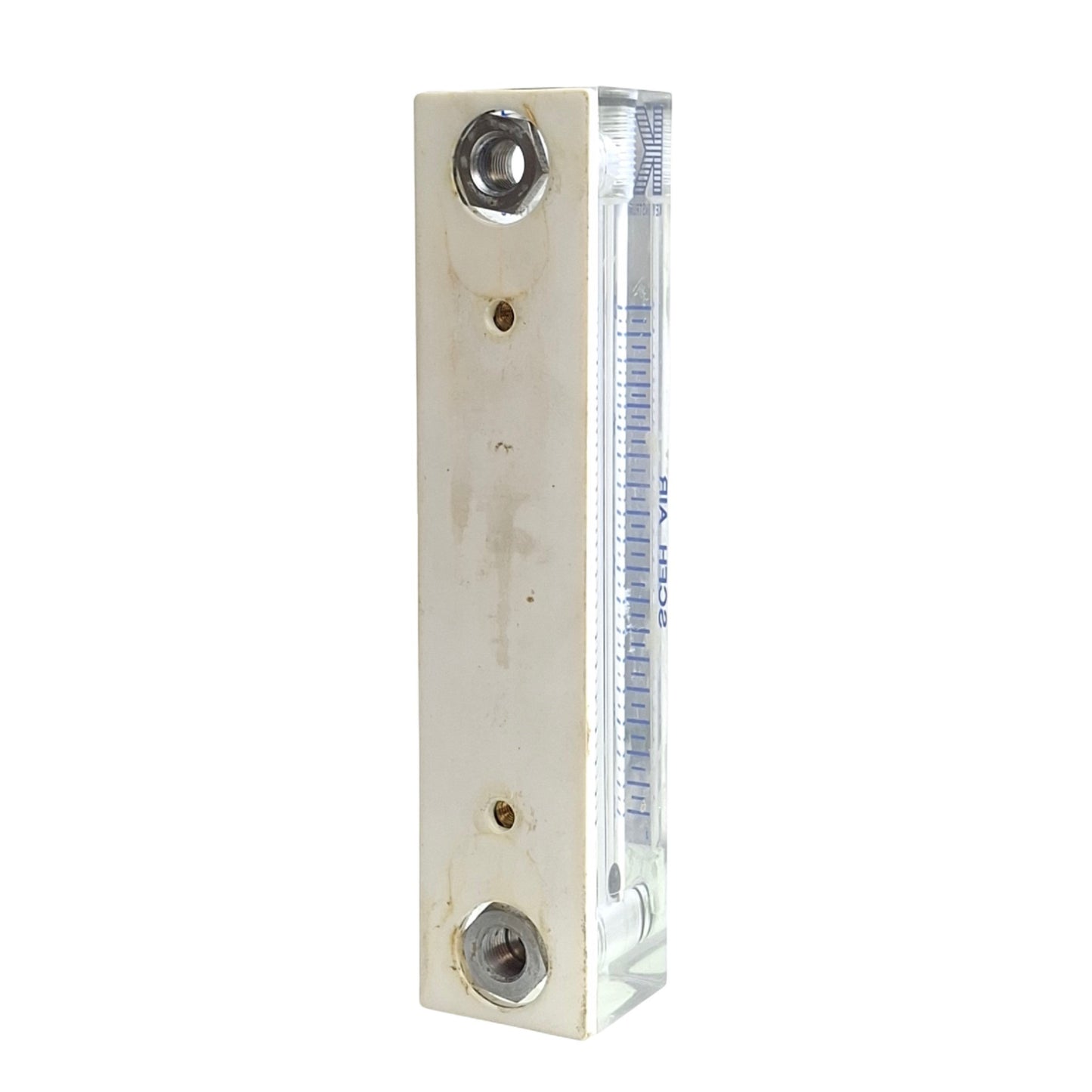 Used Key Instruments 2520 Acrylic Flow Meter, 2-20SCFH Air, 100psig Max, 1/8in NPT