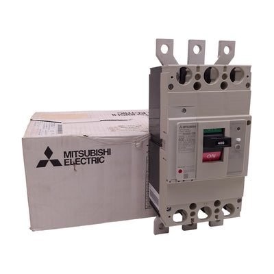New Mitsubishi NV400-CW3P400A100 Earth Leakage Circuit Breaker, 3P, 400A 100-440VAC
