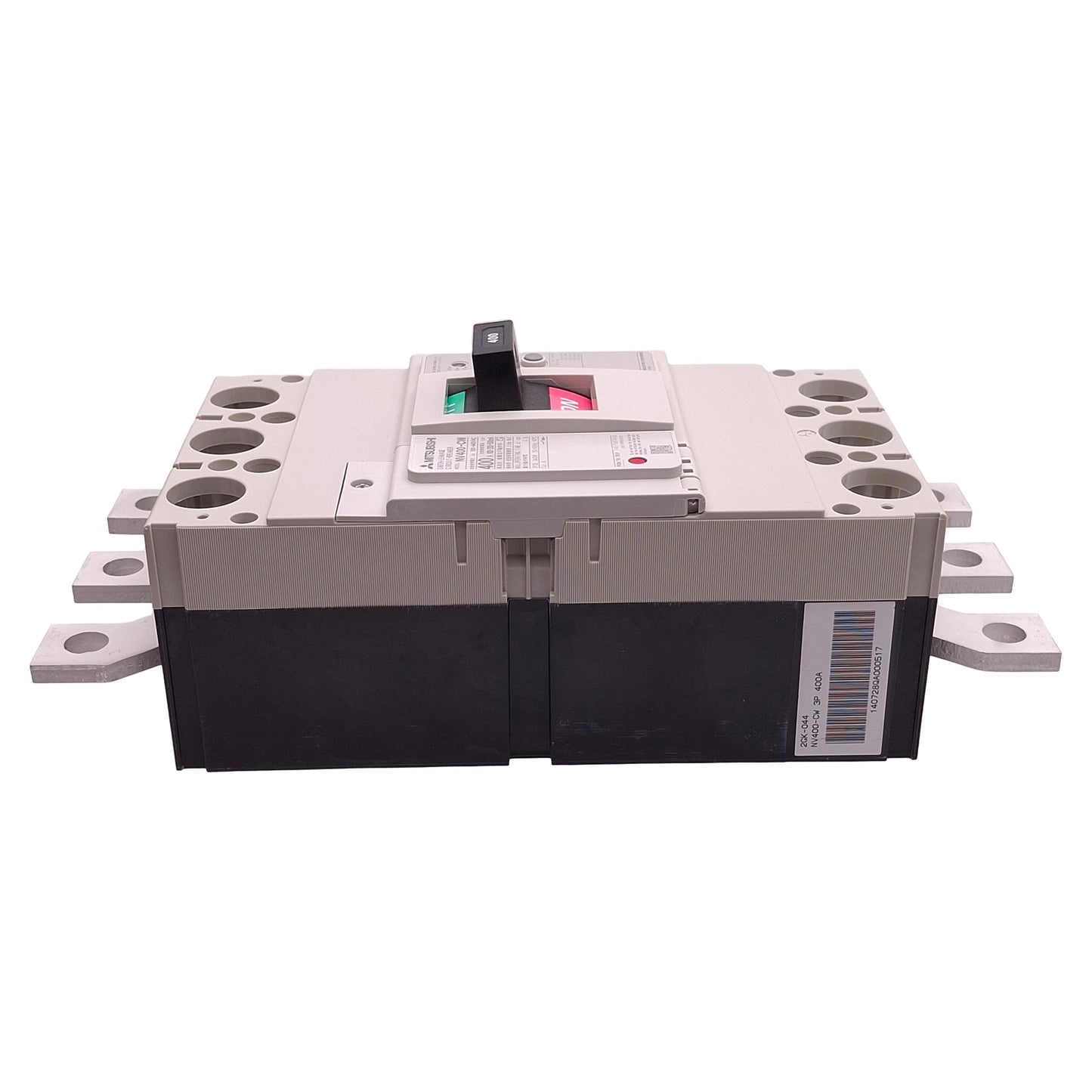 New Mitsubishi NV400-CW3P400A100 Earth Leakage Circuit Breaker, 3P, 400A 100-440VAC