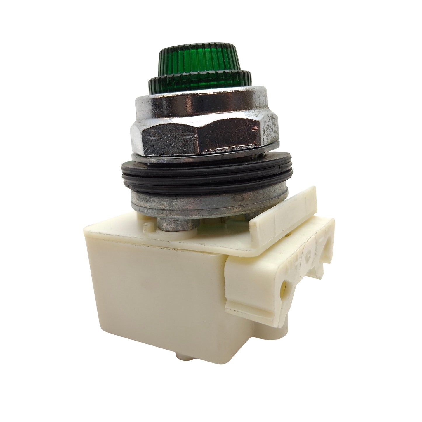 Used Schneider Electric 9001KP35G31 Harmony Pilot Light, Green LED, 24-28VAC/DC