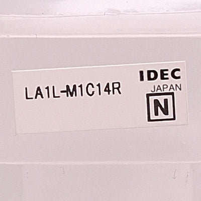 New Idec LA1L-M1C14R Pushbutton Switch, SPDT, 125VAC/30VDC 0.1A, Red Momentary ø16mm
