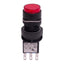 New Idec LA1L-M1C14R Pushbutton Switch, SPDT, 125VAC/30VDC 0.1A, Red Momentary ø16mm