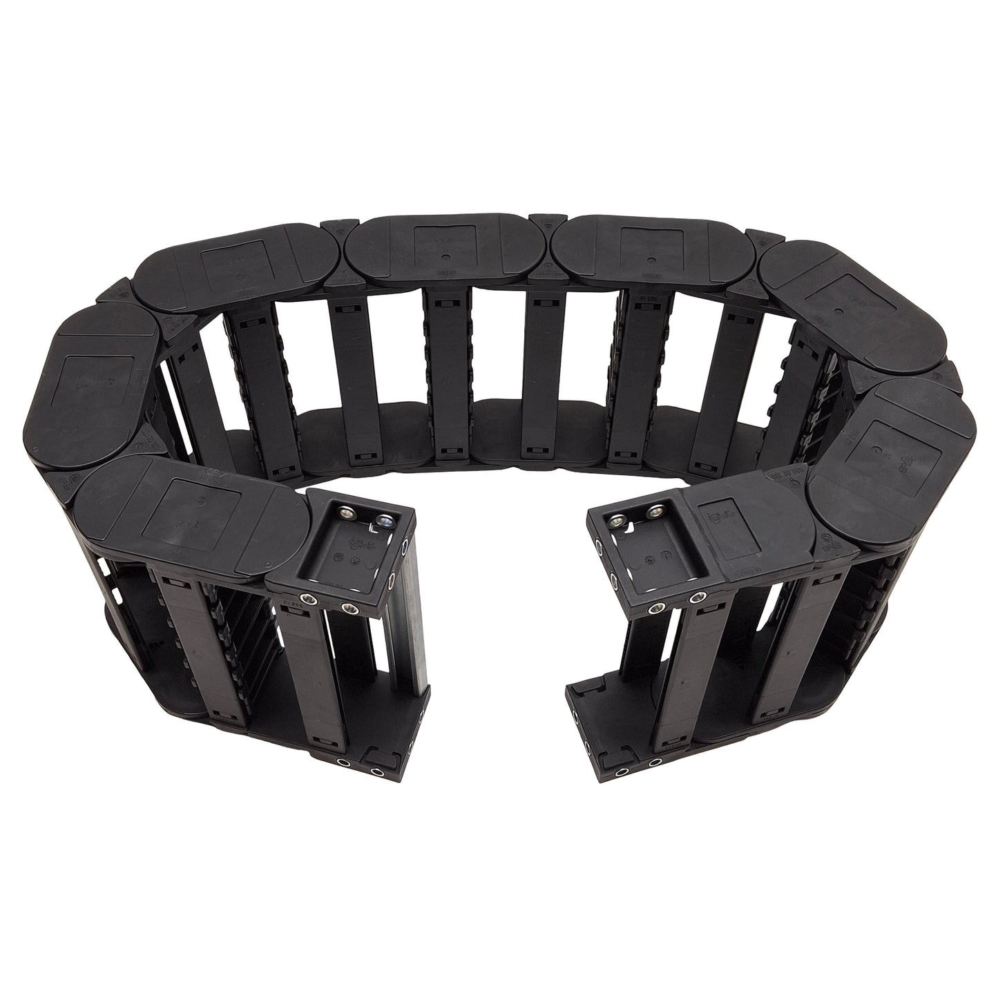 New Igus 380.07.100.0-14L Energy Chain 175x42mm Inner, ø100mm Bending, 14-Link, 43in