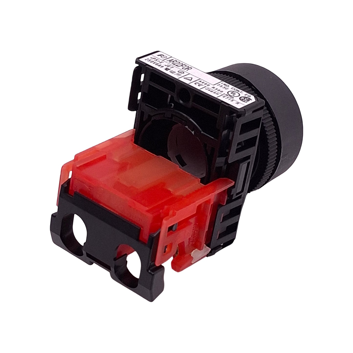Used Lot of 4 Fuji Electric AR22F0R-01R Pushbutton Switch, Red, 250VAC 6A, ø22mm
