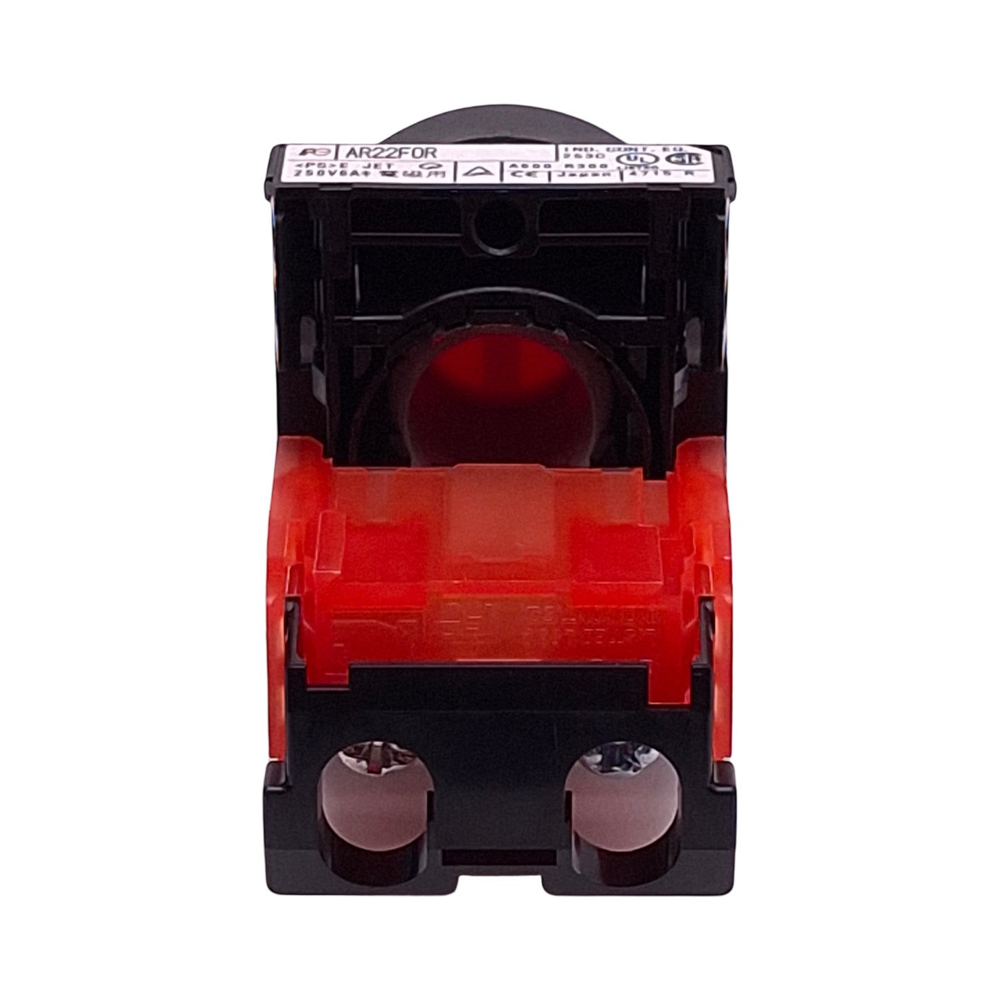 Used Lot of 4 Fuji Electric AR22F0R-01R Pushbutton Switch, Red, 250VAC 6A, ø22mm
