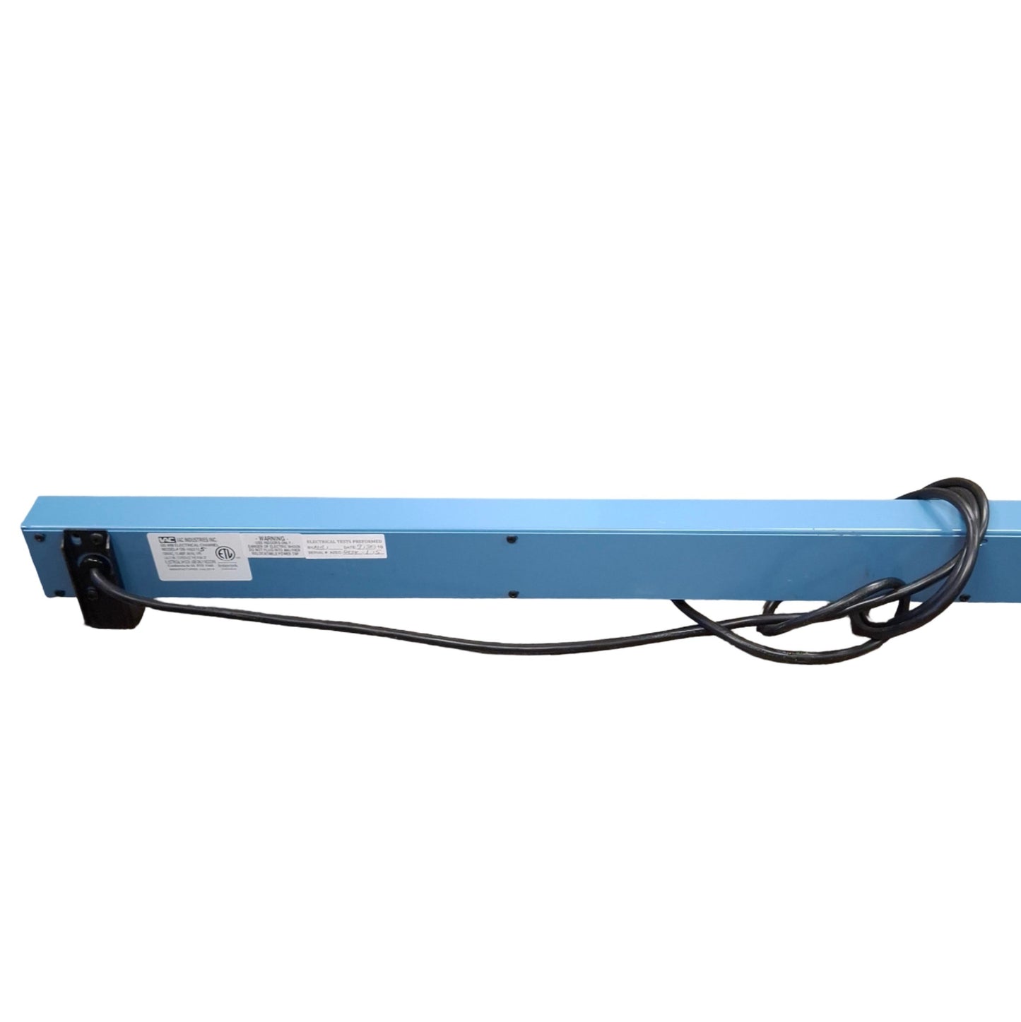 Used IAC Industries QS-1022125 Electrical Channel, 88in Length, Four 15A Duplexes