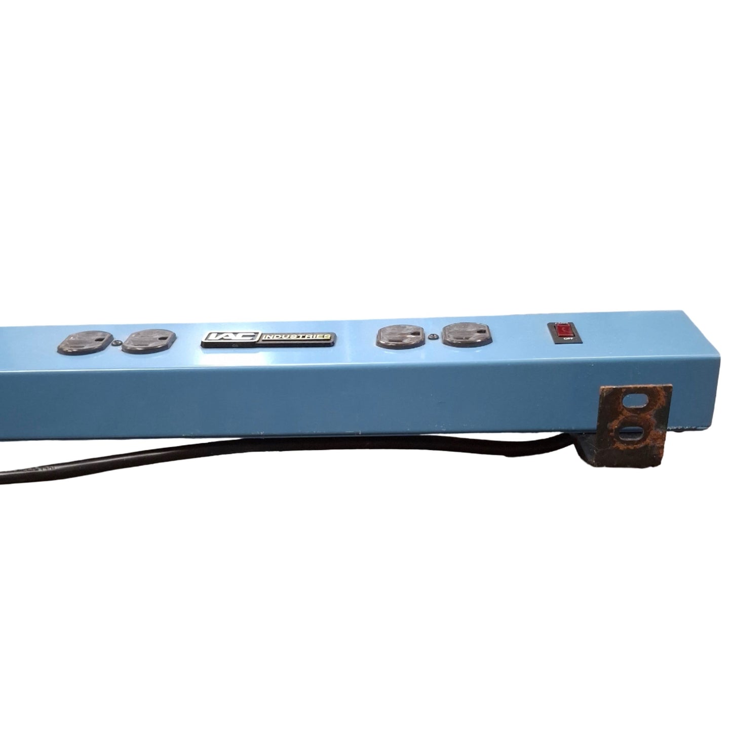 Used IAC Industries QS-1022125 Electrical Channel, 88in Length, Four 15A Duplexes