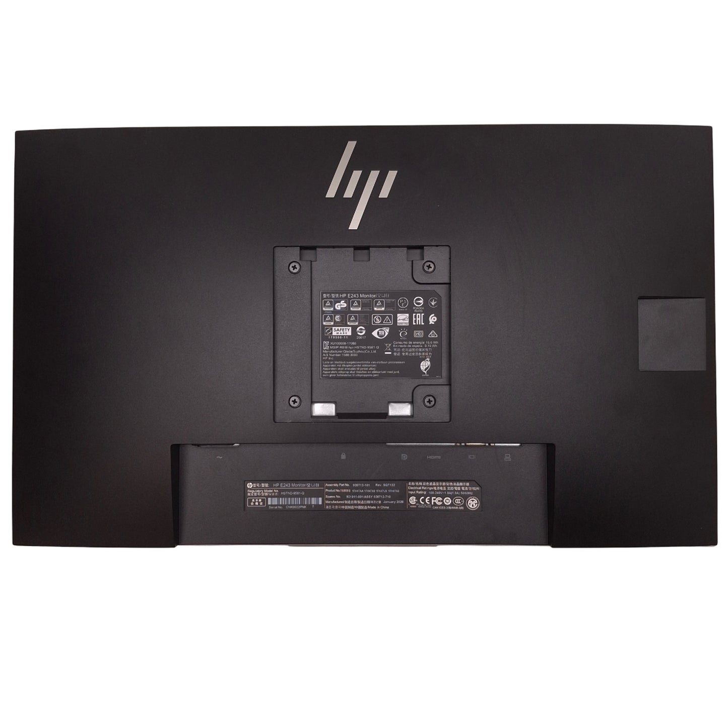 Used HP HSTND-9581-Q Sure View Monitor 16:9 Aspect Ratio, 1920x1080@60HZ, 100-240VAC