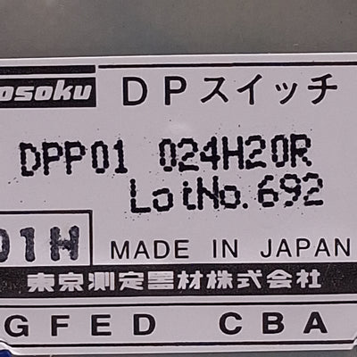 New Tosoku DPP01-024H20R Rotary Digital Binary Code Switch, 0-24 Position, 13.85°