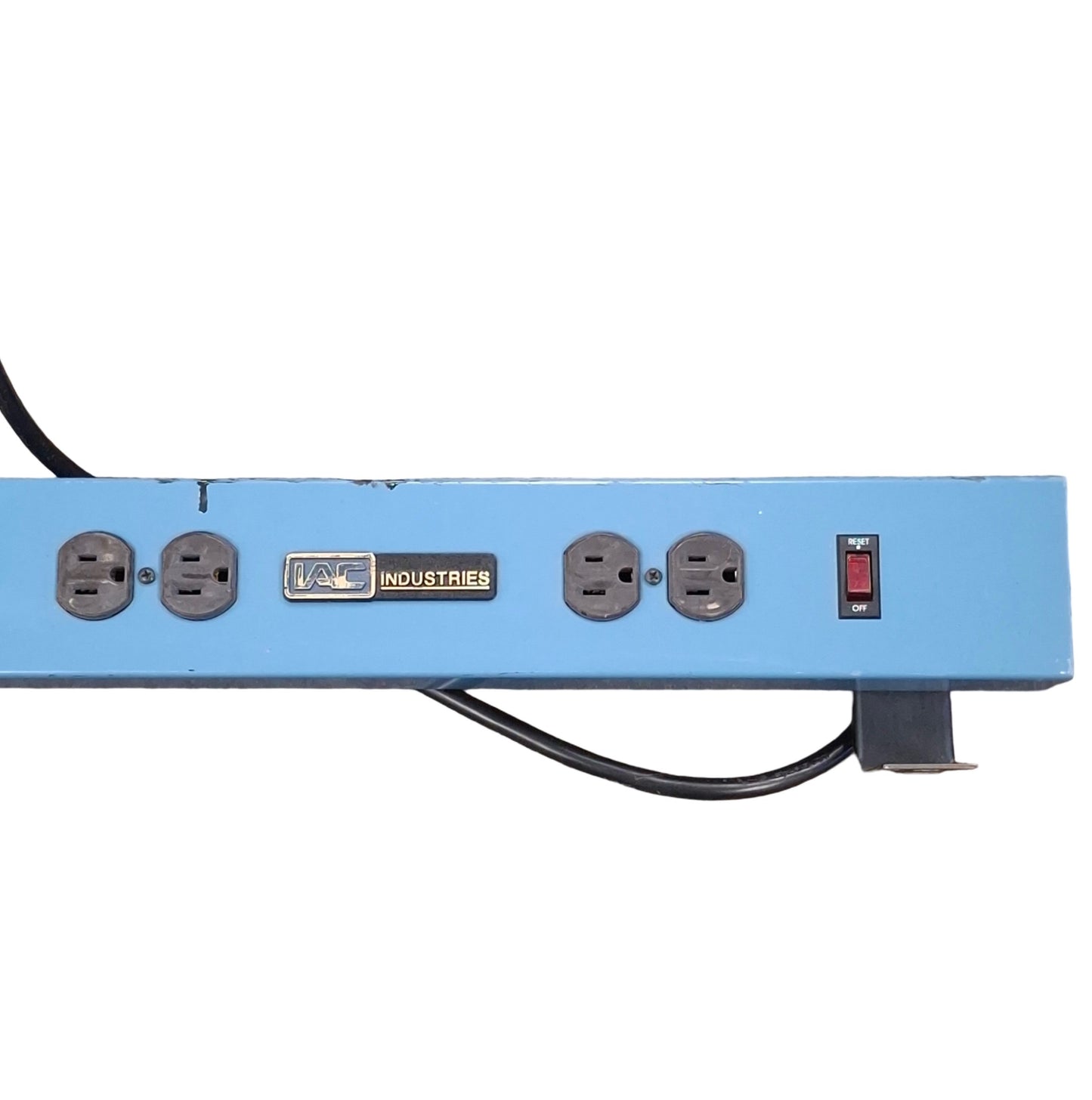 Used IAC Industries QS-1022123 Electrical Channel, 64in Length, Four 15A Duplexes