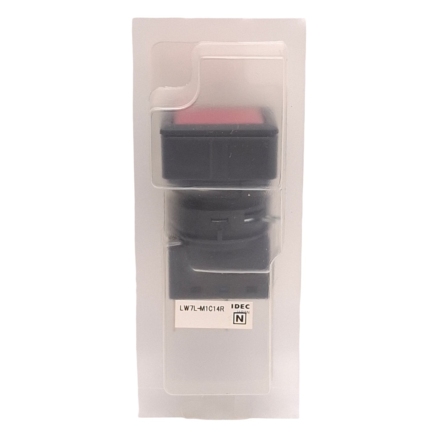 New Idec LW7L-M1C14R Red Illuminated Momentary Pushbutton, 25mm, SPDT, 125VAC/30VDC