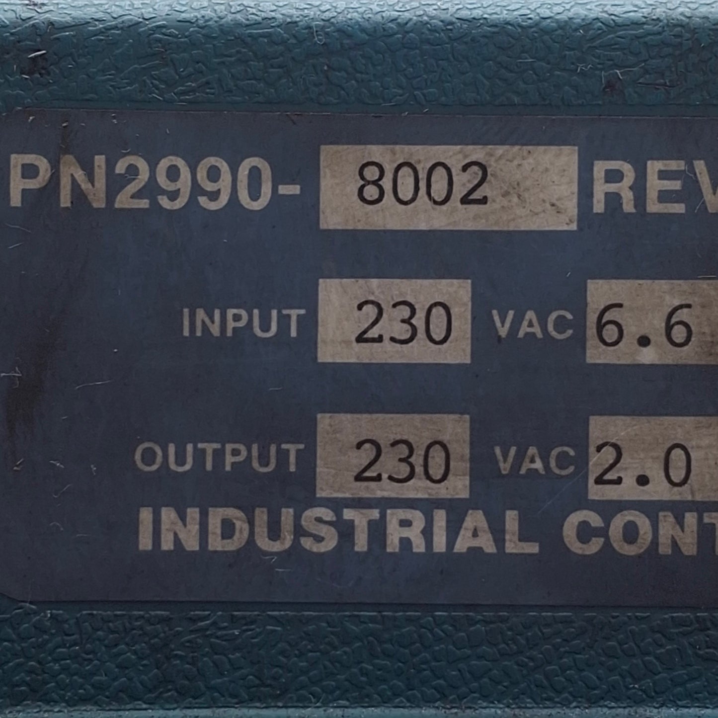 Used Emerson 2990-8002 Horizon 1 AC Motor Drive, 1/2HP, Out: 230VAC 2A 3PH In: 230VAC