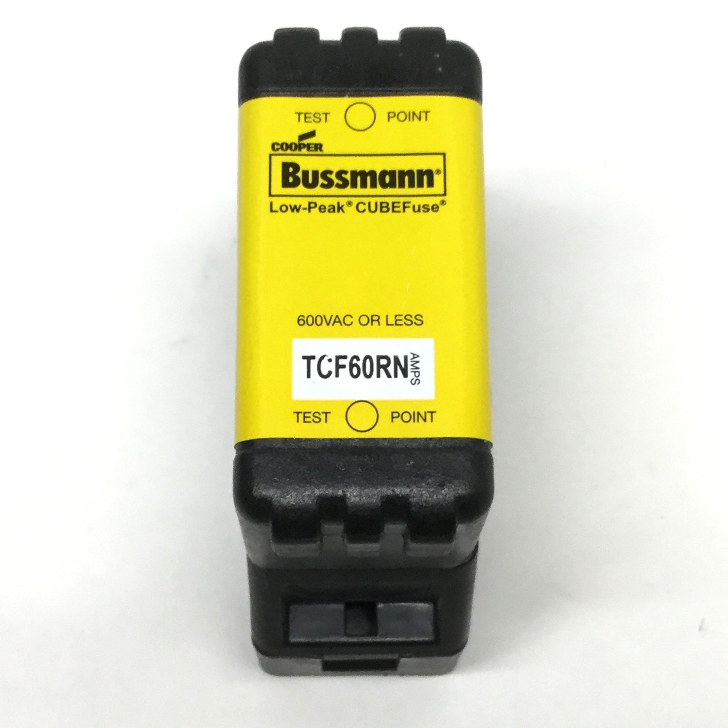 New – Open box Cooper Bussmann TCF60RN CUBE Dual Element Time-Delay Current Limiting Fuse 60A