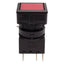 New Idec LW7L-M1C24R Red Illuminated Momentary Pushbutton, 25mm, DPDT, 125VAC/30VDC