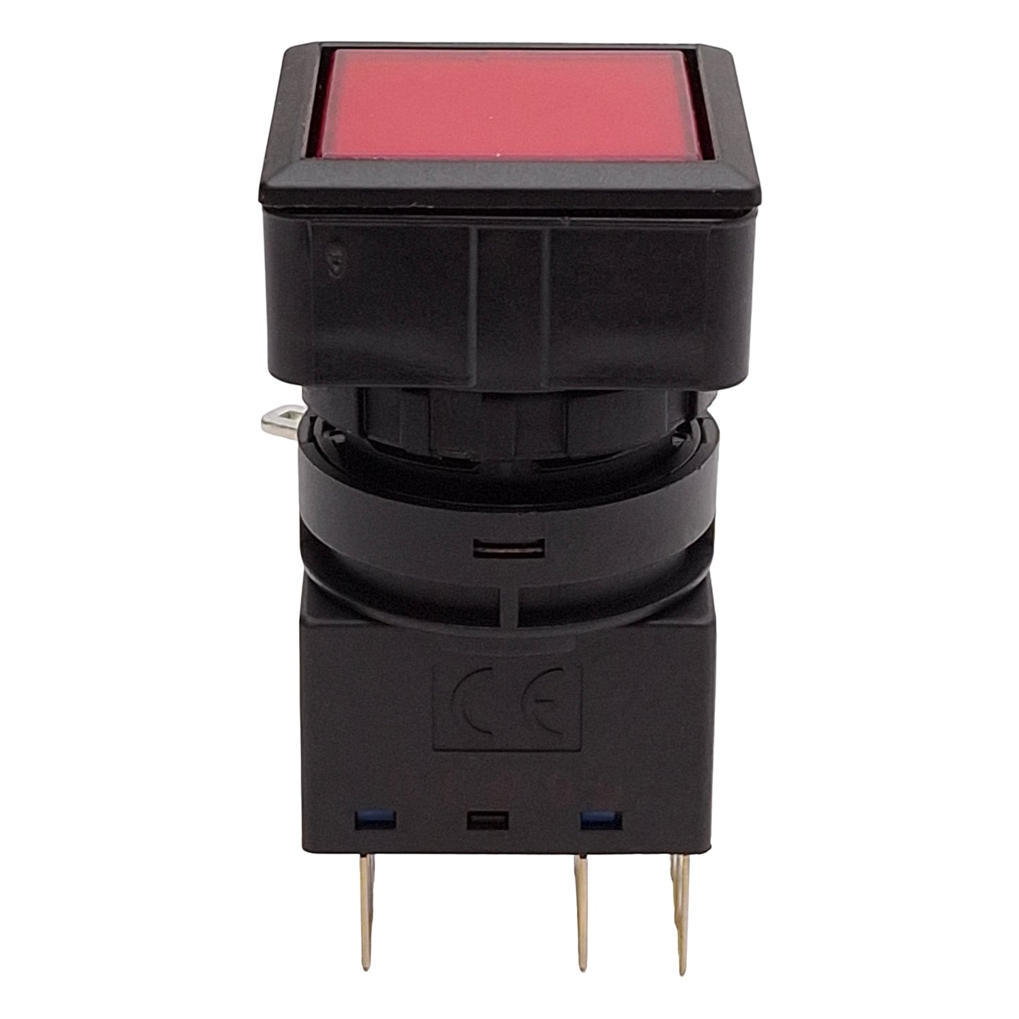 New Idec LW7L-M1C24R Red Illuminated Momentary Pushbutton, 25mm, DPDT, 125VAC/30VDC