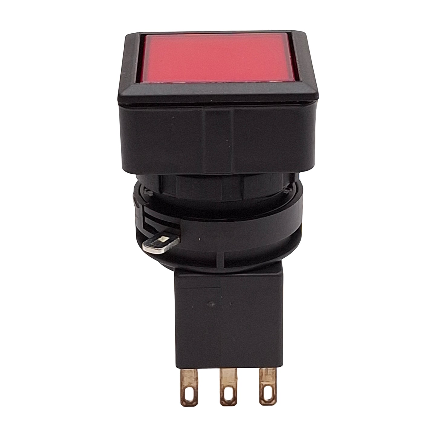 New Idec LW7L-M1C24R Red Illuminated Momentary Pushbutton, 25mm, DPDT, 125VAC/30VDC