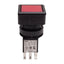 New Idec LW7L-M1C24R Red Illuminated Momentary Pushbutton, 25mm, DPDT, 125VAC/30VDC