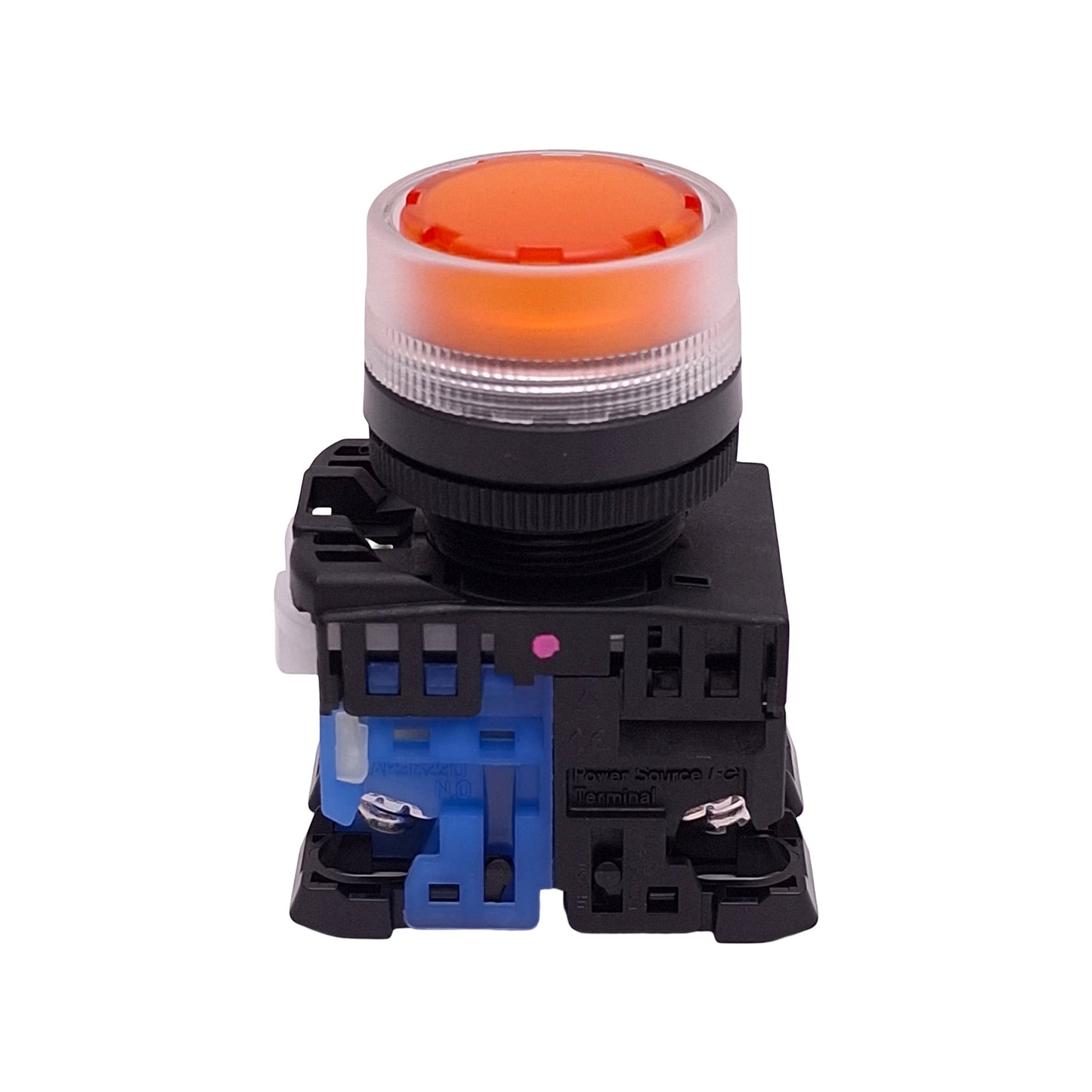 New Fuji Electric AR22G4L-10E3A Illuminated Pushbutton, Amber, 1NO, 600VAC 10A, 22mm