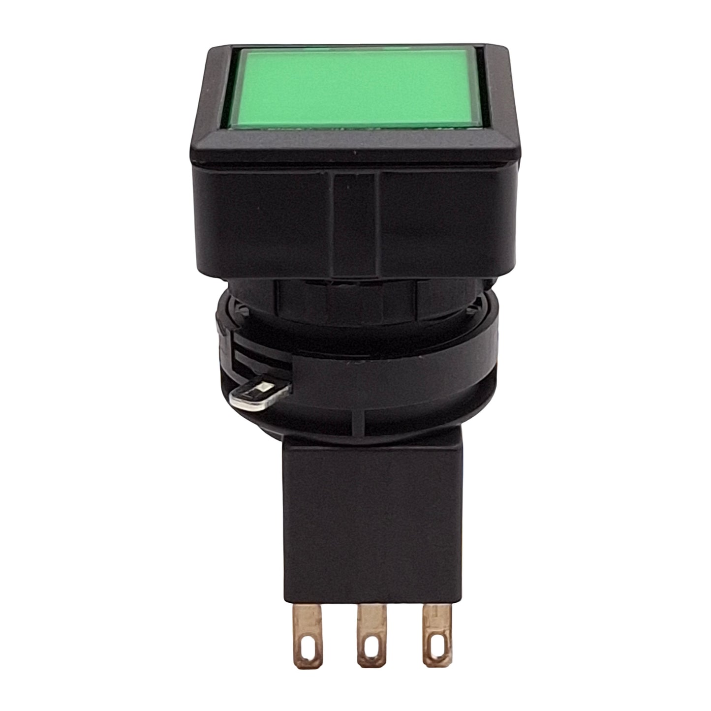 New Idec LW7L-M1C24G Green Illuminated Momentary Pushbutton 25mm, DPDT, 125VAC/30VDC