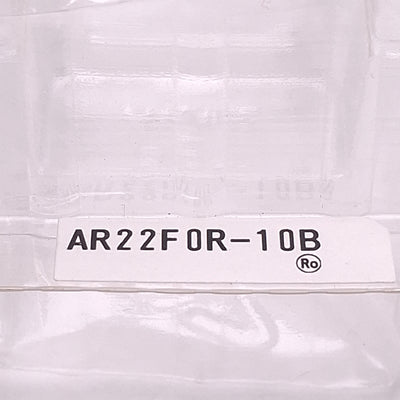 New Lot of 3 Fuji Electric AR22F0R-10B Pushbutton Switch Black, 1NO 600VAC 10A, 22mm
