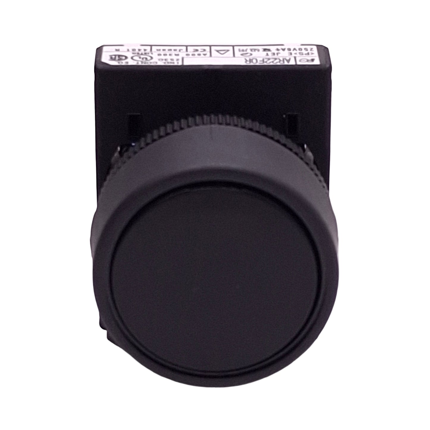 New Lot of 3 Fuji Electric AR22F0R-10B Pushbutton Switch Black, 1NO 600VAC 10A, 22mm