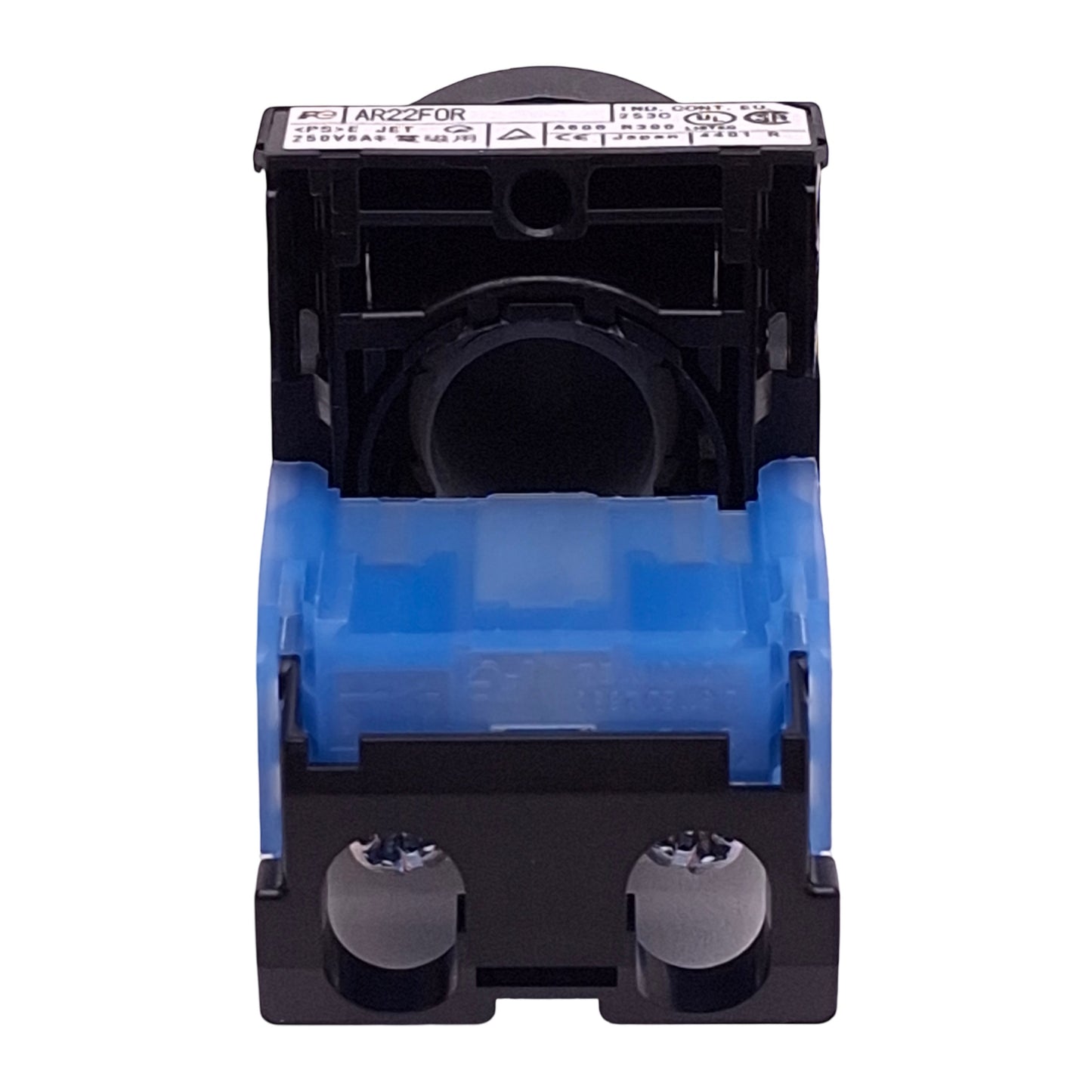 New Lot of 3 Fuji Electric AR22F0R-10B Pushbutton Switch Black, 1NO 600VAC 10A, 22mm