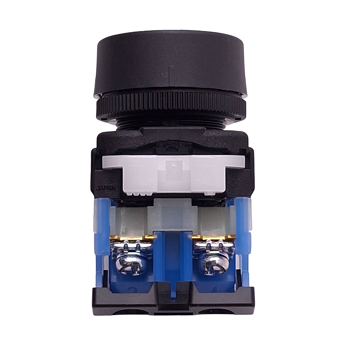 New Lot of 3 Fuji Electric AR22F0R-10B Pushbutton Switch Black, 1NO 600VAC 10A, 22mm