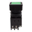 New Idec LW7L-M1C24MG Green Illuminated Momentary Pushbutton 25mm DPDT 125VAC/30VDC