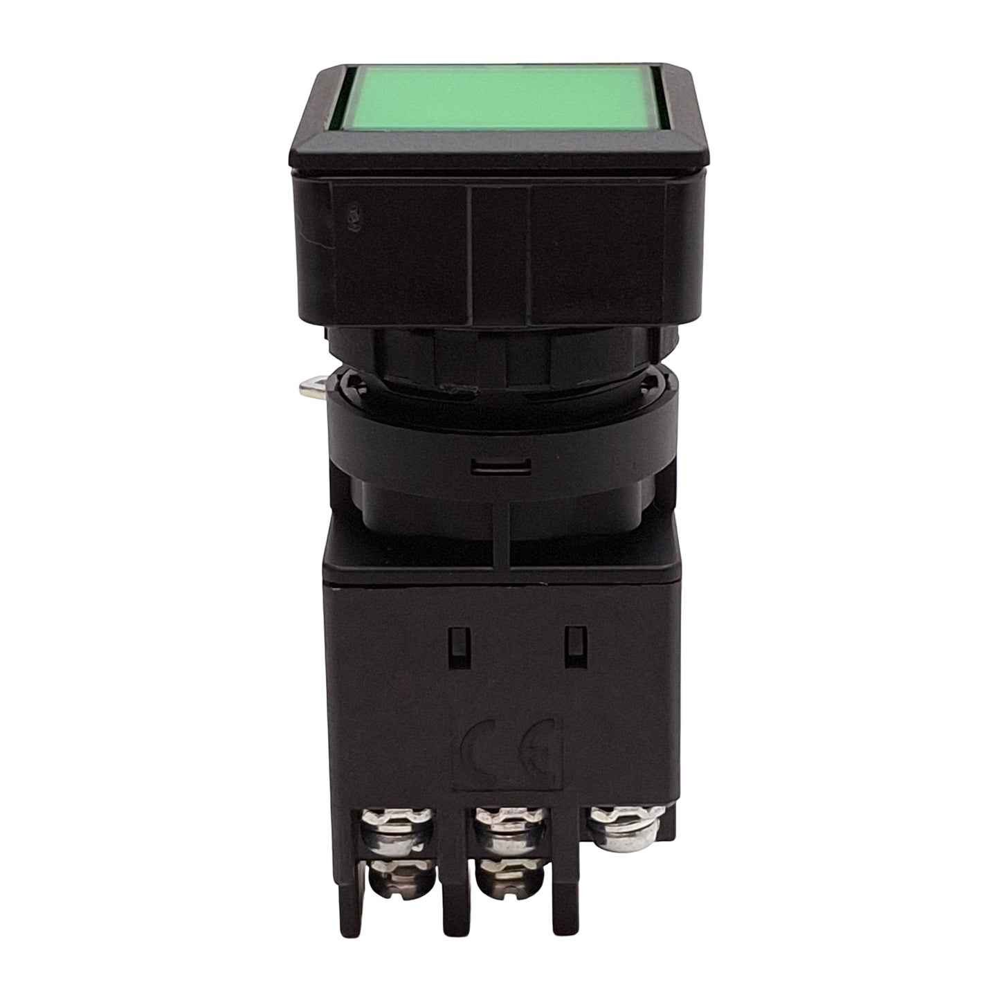 New Idec LW7L-M1C24MG Green Illuminated Momentary Pushbutton 25mm DPDT 125VAC/30VDC