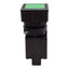 New Idec LW7L-M1C24MG Green Illuminated Momentary Pushbutton 25mm DPDT 125VAC/30VDC
